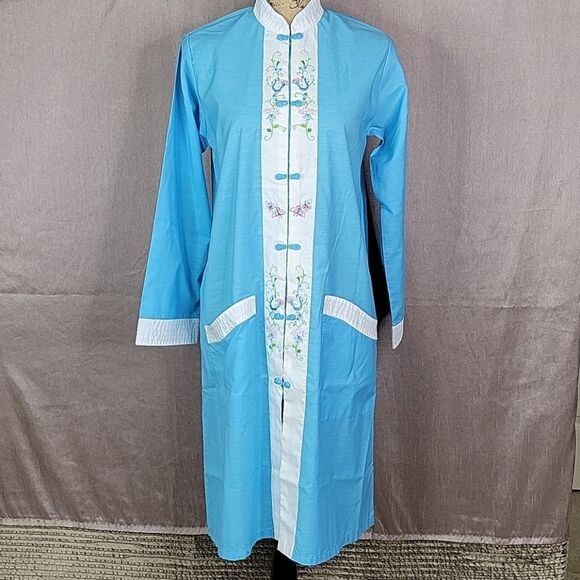 VINTAGE 1960'S JODIE ARDEN Hand Embroidered‎ Kimono - Picture 1 of 11